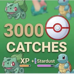 Daily Farming: 3000+ Pokemon Catches | 3-15xShiny | 100xUltra Balls | 4-10KK EXP | Cheapest In The Market