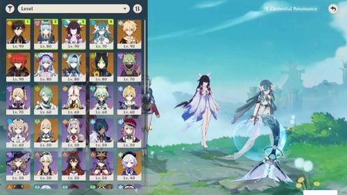(NA MALE AR56) 5*Vodyanitsa, 5*Columbina, 5*Ineffa, 5*Zhongli, 5*Eula, 5*Baizhu, 5*Diluc, 5*Mizuki, 5*Tighnari C1, 5*Jean, 5*Qiqi C1, 5*Dehya C3
