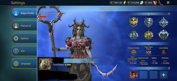 [2 Mythical Champions][6.88M] Lady Mikage(5*),Nell + 71 LEGENDARY (Yakarl(6*),Arb,Teu,Mith,Nic+Noelle,Kassandra,Shyek+Krokhad,Kymar,Ninja+2,Thor,Donnie,Teodor,Yukimasa,Nekmo,Eostrid,Kaja,Stokk...) + 1k NM CB + RTA AVATAR + Embrys 96/100