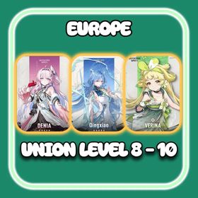 【Europe】Denia + Qingxiao + Verina | UL 8-10 | Login By Microsoft Email | Full Access