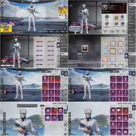 M416 Glacier Lvl 2 + 1 Material"S18 (KillMsg)Lvl 60"3 Mythic Set"Glacier Helemt"Mythic Bag"Urban Pant"Rename Card"Rank Platinum