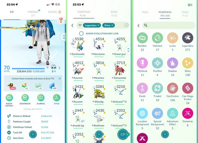 ‼️ SHUNDO BG MEWTWO ‼️70 LVL ‼️ 14 SHINY LEGENDARY ‼️ 271 LEGENDARY ‼️ 130 SHINY ‼️