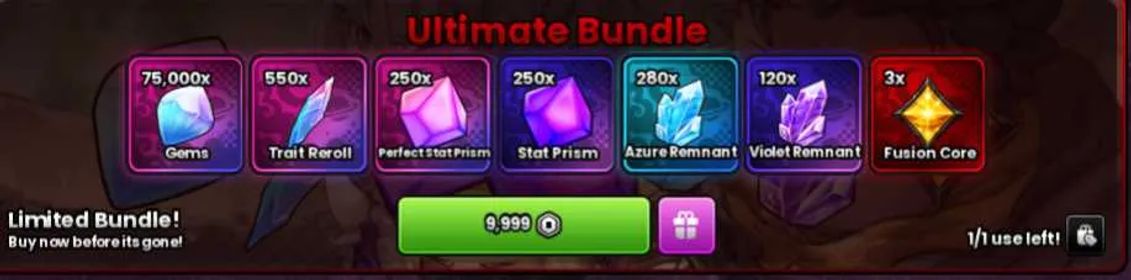 Anime Origins Update 2.0 Ultimate Bundle Cost 10K RBX (INSTANT DELIVERY) ( Trait )