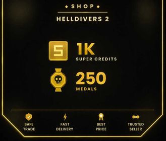 (PC + XBOX + PS) Helldivers 2     1000 Super Credits +250 Medals