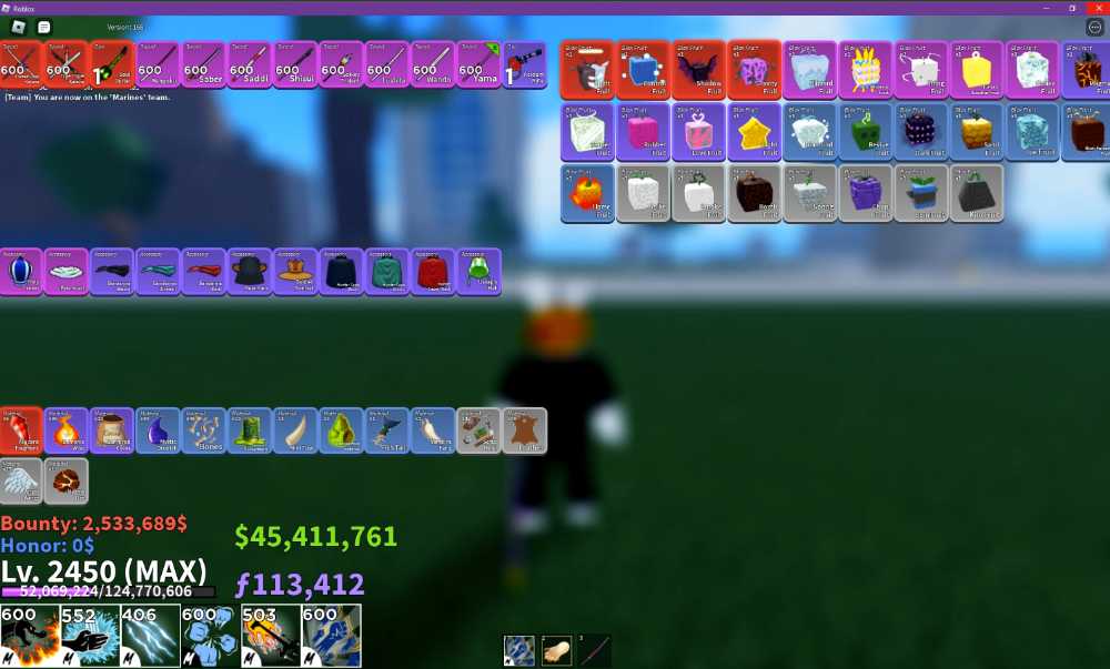 [ Blox Fruits] Automatic Delivery Level 2450 Soul Guitar CDK ‍️ Godhuman TTK Unverified