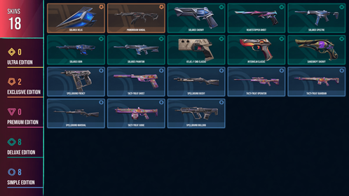 🥑 EU 🥑 1 KNIFE 🥑 18 SKINS 🥑 VALUE: 2175 VP 🥑 Primordium Vandal 🥑 Solarex Relic 🥑 Heartstopper Ghost 🥑 Solarex Sheriff 🥑 Sandswept Sheriff 🥑 ATLAS // CMD Classic 🥑 Solarex Phantom 🥑 Solarex Spectre 🥑 Solarex Odin 🥑 Interhelm Classic 🥑 Spellbound Frenzy 🥑 Tacti-Treat Ghost 🥑 Spellbound Bucky 🥑 Tacti-Treat Operator 🥑 Tacti-Treat Guardian 🥑 Spellbound Marshal 🥑 RANKED READY 🥑 107 LEVEL 🥑 INSTANT DELIVERY 🥑 FULL ACCESS 🥑 FKi3X 🥑