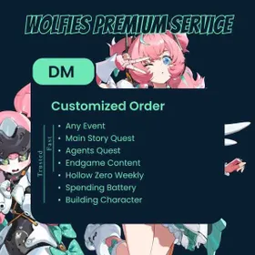 Zenless Zone Zero │ Ultimate VIP Custom Order │ Personalized Farming & Progression Service