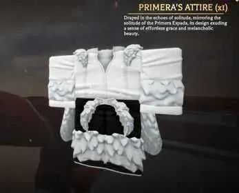 Primera Attire - Cosmetic - Legendary Item - Attack On Titan Revolution - AOTR