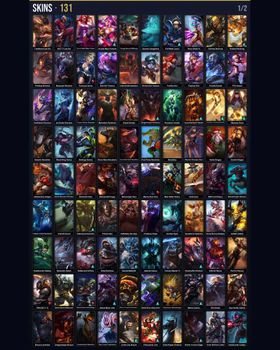 🌍 EUW ⭐ Unranked 🎨 131 Skins 🏆 108 Champions 💙 7K BE 📈 Level 51 🔥 Riot Kayle 🏅 2 Riot 💎 6 Legendary 🔹 Forecast Janna 🔹 Mecha Zero Sion 🔹 Infernal Nasus 🔹 PROJECT: Yi 🔹 Alien Invader Heimerdinger 🔹 Demonblade Tryndamere 🔹 SKT T1 Lee Sin m9993120358