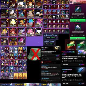 ID 4Anime Vanguard | Full Build Transcendent SJW | Full Build Team DBZ & Escarnor + Meliodas | 23 Monarch | Trait Reroll 21.7k &  Memoria Shards 2.8k |Clean Unverified No Verified Cap | Instant Delivery |