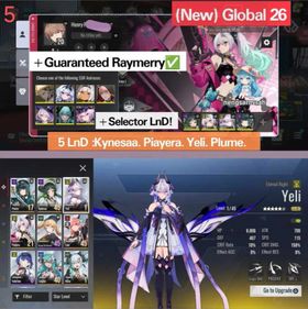 ETH618 – Global 26 New Server Account | 5 LnD Heroes, Selector LnD & Guaranteed Raymerry