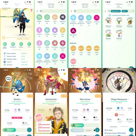 🌟 LEVEL 61 💯 320x Legendary 🍀 Shiny Gmax Toxtricity darksky bg 🚀 Shiny Lucky Dawn wing , Shundo Crown Zamazenta, zacian 🌻5x Shiny Gmax