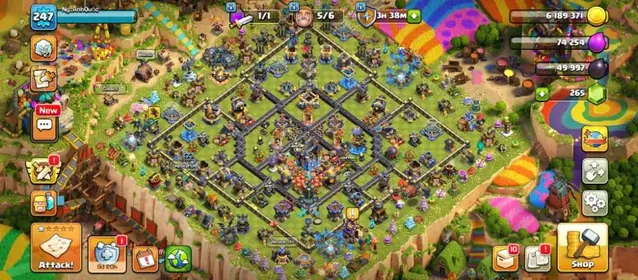 Th 18 near max💥Hero 105 106 95 85 55 25💥550 madels💥war arina scenery💥strong base💥good equipment💥MAX BUILDER BASE💥buyer mail