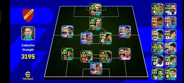 M- Rummeninge 105 ❤️‍🔥  Blitz curler James 105 ❤️‍🔥 Modric 105 ❤️‍🔥 Neuer 107 ❤️‍🔥 Viera 103 ❤️‍🔥 Rafa 101 ❤️‍🔥 Drogba 104 ❤️‍🔥 Shinji 102 ❤️‍🔥 Puyol 103 ❤️‍🔥 Blitz Curler Bale ❤️‍🔥 Rijkaard 103 ❤️‍🔥
