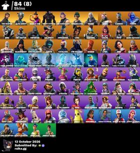 PC/PSN/Xbox/Nintendo 84 skins | The Reaper | Elite Agent | WORLD CUP | Omega (stage 5) | Sub Commander | Trailblazer | Havoc | Drift | Carbide | Fusion | Dire | 200 VB