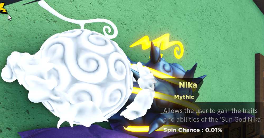 [Fruit Battlegrounds] Nika Fruit w/ Soru Level 103 Unverified Account