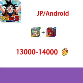 JP [Android /only]|13000-14000diamond]+Image Hero|Dragon Ball Z Dokkan Battle |Fast delivery