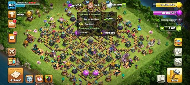 Th 14 100% max💥Heroes 80 80 60 55 30💥All epic equipments available💥Name Change 500 gems💥All pets max💥Instant delivery