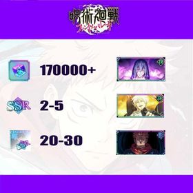 [Global] 170000+ Kaiju | (The inspiration of death) Mahito+(Awakening) Satoru Gojo+(Genuine Jujutsu) Ryomen Sukuna | SSR roll 2-5 | Single Draw Scroll X550 | SSR Recall Illustrated Book 30-40 | Passed the storyline | Fast and Safe Delivery