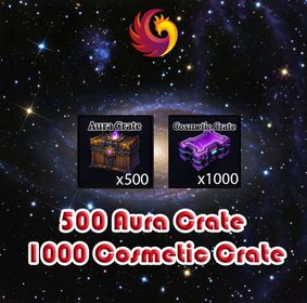 500x Aura Crate +1000x Cosmetic Crate ⭐ - Sailor Piece