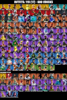 [PSN/PC/XBOX/NIN]+119 SKINS+OG STW FOUNDERS+LARA CROFT+FADE | ZXIMG:0fjFndO