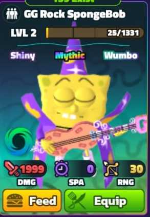 SHINY WUMBO 5⭐ MITICO - SIR SPONGEBOB FORMULA SEGRETA - SpongeBob Tower Defense (SBTD) Roblox