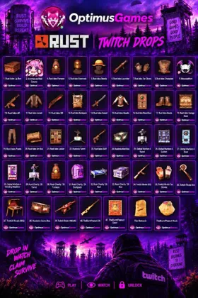 ALL POSSIBLE TWITCH DROPS (41 skins) | 49 + 50 + 51 + 52 + 53 ROUNDs