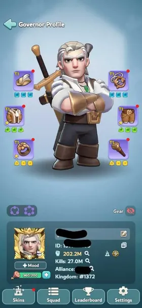 3 - TG 5 Max | 202M Power | 24 Hero | 258k Gems | 17 Skin | VIP 9 | 1,6k Mythic Shard | INSTANT DELIVERY!