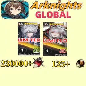 Global EN|230000-240000 synthetic jade+125+ origin stone or Single number 430-450 draws+Wiš'adel+SilverAsh /Some chapters passed [Android/IOS] Arknights