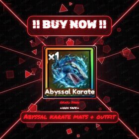 ⚡ Legacy Piece - Abyssal Karate (Materials +  Deepshark Outfit) | ⚡ FAST DELIVERY ⚡