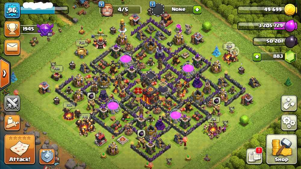 Level 96 Th10 Bk18 Aq22 Android Iso Lague Medals War Stars Gemes 883