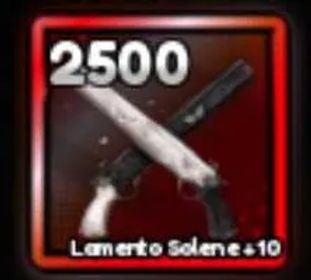 Legacy Piece - solemn lament materials + outfit (meta weapon) (Best Price)