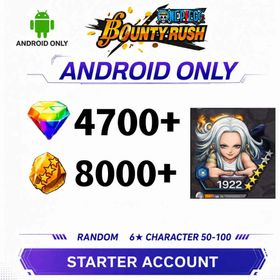 Global[ANDROID/Only][4700-4900 RD][7600-8000 GF] [Seraphim S-Snake]+50+Random 6 Star Character[Beginner Account][Fast delivery]|ONE PIECE Bounty Rush