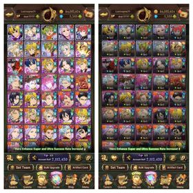 GLOBAL 3.350💎 | 7.1M CC | New Odin | New Meliodas Cross : IF | Collab Gachiakuta | Collab Re:Zero | 9 LR + 11 BASIC UR