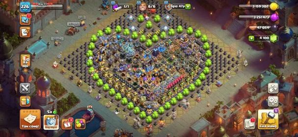 Th 18 Max  ||| 7  Epic equipment Fire  Max   |||  Heros - 100-100-90-85-55-24   ||| Arabian Nights Scenery   Army & Pets Max   |  Heros Skins  -17   ||| XP 226  |||  Full Access  |||  BEST-DEAL