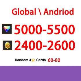 Global|Android/Only|5000-5500RD|2400-2600GF|100% Safe Account|