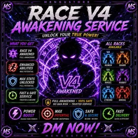 BLOX FRUIT | ANY RACE V4 AWAKENING SERVICE