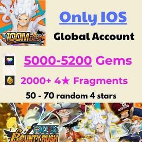 ⭐️Global⭐️IOS⭐️ 5000+ Gems | 2000+ 4★ Gold Fragments | Random 50-70 4★ Character