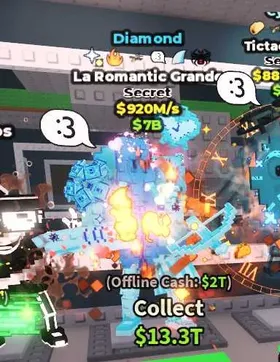 Diamond La Romantic Grande 6 Traits - Secret $920M/s - Steal a Brainrot Fast Delivery