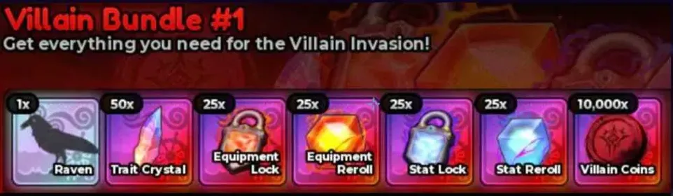 Villain Bundle 1 // Anime Expeditions