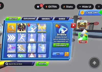 Blade ball account with dribble v2 and time hole v1