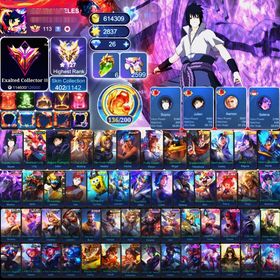🔥 EXALTED COLLECTOR 3 (III) |🌟 402 SKINS | 2837 CRYSTAL OF AURORA | SUYOU SASUKE | LING NEOBEAST | JULIAN MEGUMI | BADANG COLLECTOR | NATALIA COLLECTOR | KARINA KOF | 4 ANNUAL STARLIGHT | 4 ZODIAC | 47 DELUXE SKINS | MOBILE LEGENDS ACCOUNT