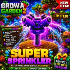 400x ⛲ Super Sprinkler 💫 | Grow a Garden 2 (GAG 2) | 🌈 SUPER ✨ |⚡️Instan Delivery⚡️