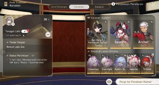 STARTER [TL9] Robin Summeretto + Castorice + Evernight + Hyacine + Tribbie