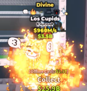 Divine Los cupids 960M/s - Steal a Brainrot