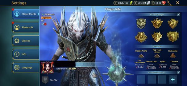 [5 Mythical Champions][33.36M] Lady Mikage(6*),Gizmak,Frolni,Embrys,Karnage + 304 LEGENDARY (Marius(6*),Leonardo+Donnie+Raph+Mich,Arb(6*) 445,Sulfuryion(6*) x2,Nic+Noelle,Shu-Zhen...) + 1k UNM + 1k NM HYDRA + Mythic relic + SHARDS(112a+105v+9p+42s)