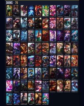 🌍 EUW ⭐ Unranked 🎨 76 Skins 🏆 90 Champions 💙 4K BE 📈 Level 28 🔥 Judgment Kayle 🔥 Riot Kayle 🏅 Victorious Janna 🏅 4 Victorious 🏅 3 Riot 💎 6 Legendary 🔹 Star Guardian Jinx 🔹 Pulsefire Caitlyn 🔹 Blood Lord Vladimir 🔹 Firefighter Tristana m9960490803