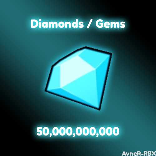 50B Gems / Diamonds Pet Simulator X