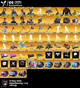 147 SKINS | Floss | The Reaper | Royale knight | Omega(stage 5) | OG STW | Elite Agent | Take The L  | Laugh it Up | Mako