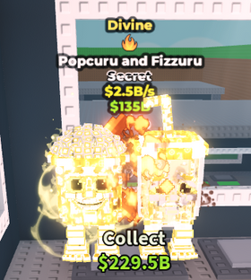 Divine Popcuru and Fizzuru 2.5B/s - Steal a Brainrot